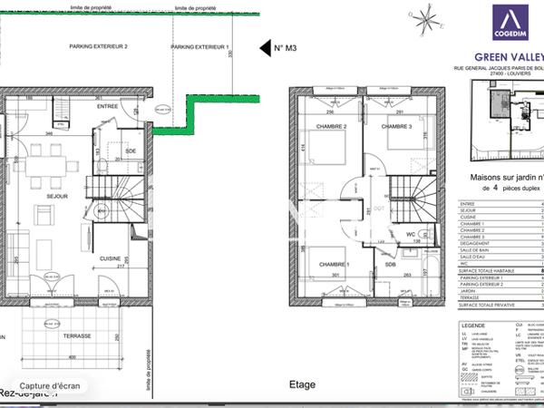 Location Maison 4 pièces 80.76 m² - Louviers 27400