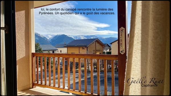 FONT ROMEU (66) Chalet 3 pièces - 2 faces avec cheminée - Garage - Terrasse vue dégagée