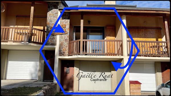 FONT ROMEU (66) Chalet 3 pièces - 2 faces avec cheminée - Garage - Terrasse vue dégagée