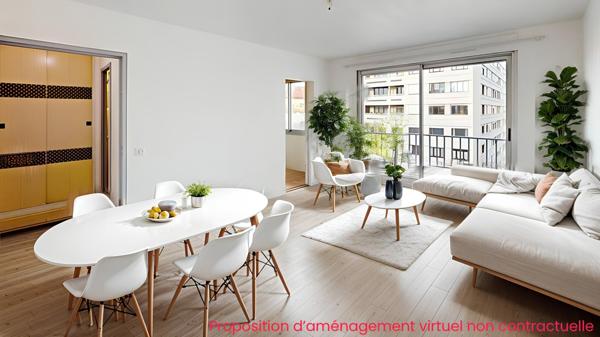 JEAN MACÉ T1 30m² en très bon état, étage élevé