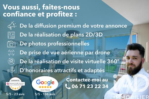 Appartement à vendre 3 pièces 59 m² Montbéliard