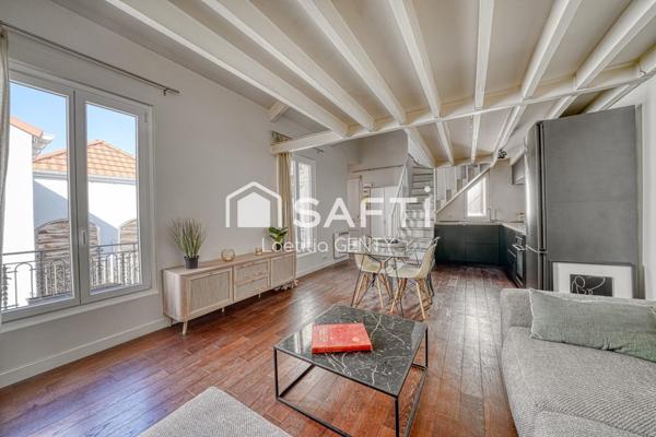 LA GARENNE-COLOMBES - DUPLEX 3 PIECES - 63,70 M² AU SOL