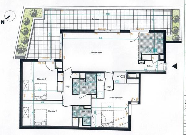 Vente Appartement de luxe Nantes 5 Pièces 122 m²