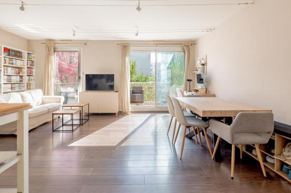 Montreuil (93100) Beau 3 pièces sans perte de place avec grande terrasse