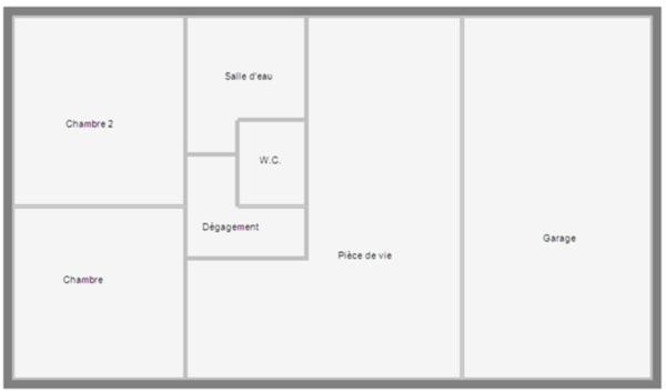 56760 PENESTIN - Maison - 2 chambres - garage -grenier aménageable- joli terrain