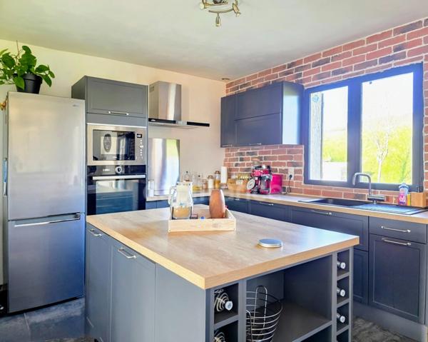 À VENDRE PAVILLON sur Sous-Sol complet 4 pièces de 96m² à BOUVAINCOURT SUR BRESLE (80)