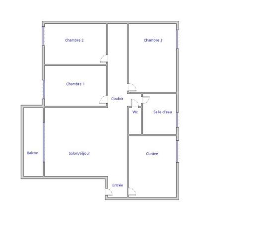 Appartement à vendre 4 pièces 69 m² Sainte-Geneviève-des-Bois