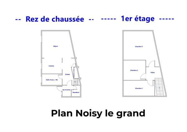 Maison à NOISY-LE-GRAND, 93160 - 4 pièces 67m²