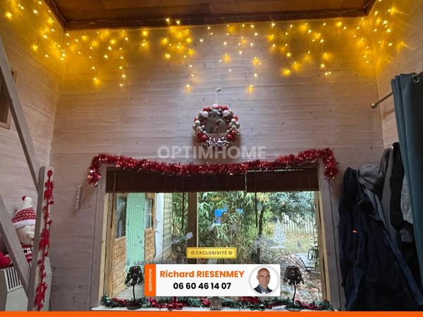 Chalet 40m² récent avec terrasse