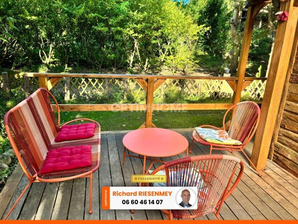 Chalet 40m² récent avec terrasse