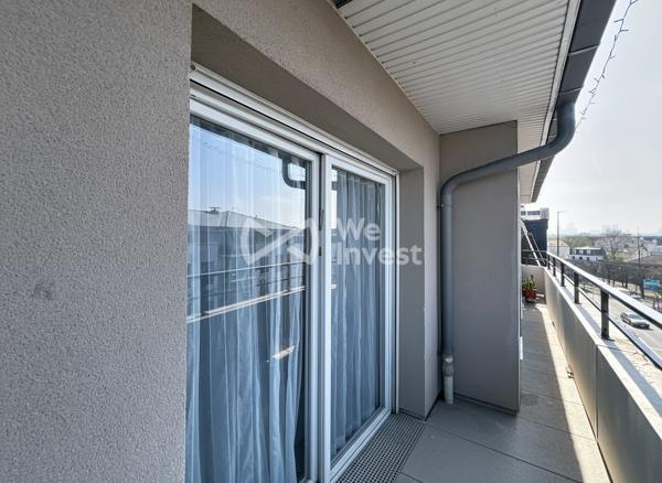 Centre-ville – 2 pièces en dernier étage dans un immeuble de 2017