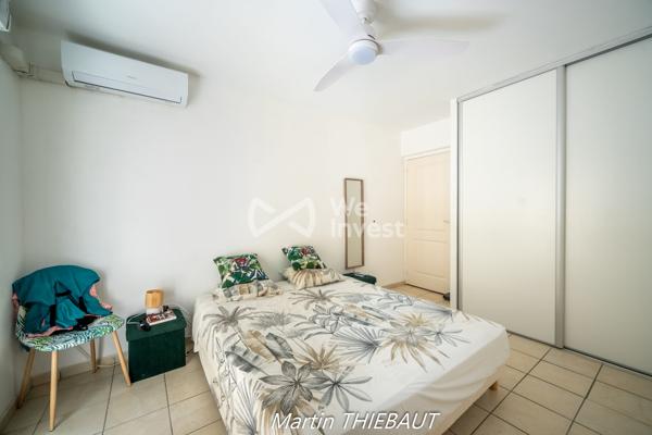 Appartement T3 avec grande terrasse, au calme à la marina du Marin