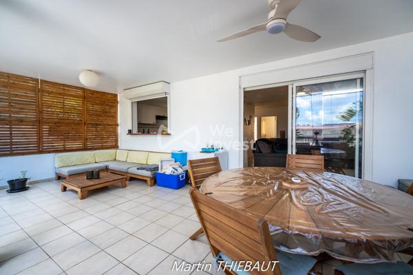 Appartement T3 avec grande terrasse, au calme à la marina du Marin