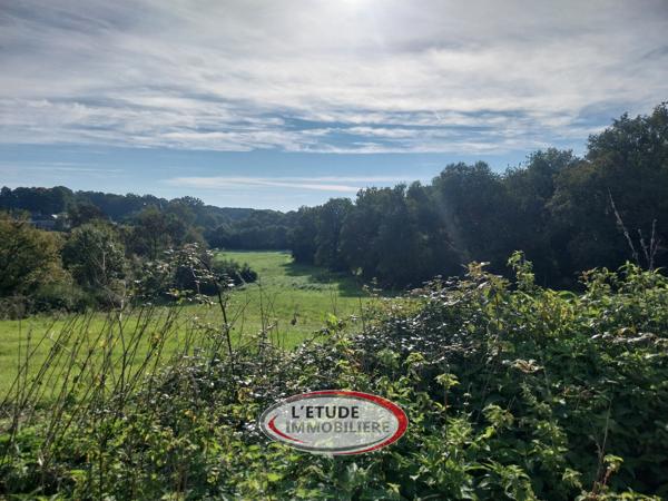 MACHECOUL ST MEME : Vue imprenable sur la vallée du Tenu, maison en pierres 105 m² + dépendances à rafraîchir