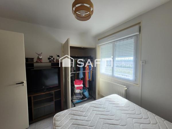 APPART loué 500€ (3 chambres + garage + verdure)