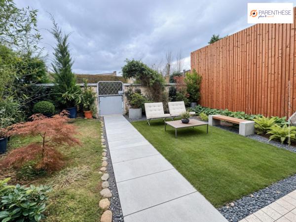 Maison semi individuelle / garage et jardin sud ouest