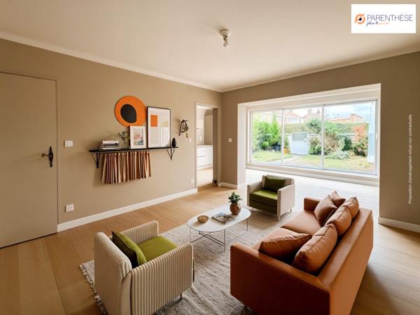 Maison semi individuelle / garage et jardin sud ouest