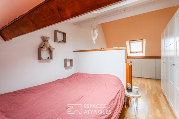 Charmante maison de village avec pierre et poutres apparentes