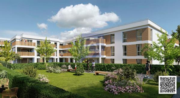 Pontivy  Appartement T2 de 38 m² avec balcon de 14 m²