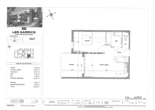 Appartement · Location Nimes (30900) 2 pièces · 43m²