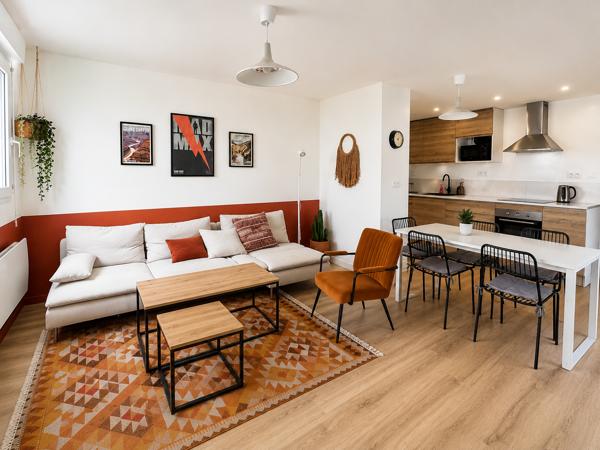 Studette privée 12 m² avec SDE privative - Coliving refait à neuf avec Jardin et Terrasse