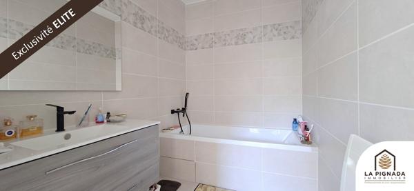 Maison 110 m² - 3 ch - 2 sde - Garage 19 m²