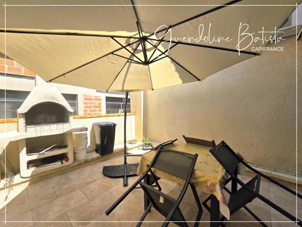 Maison de village en pierre 93m² (150m² surface utile) - 2 chambres - Terrasse 16m²