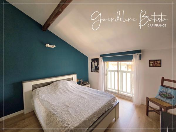 Maison de village en pierre 93m² (150m² surface utile) - 2 chambres - Terrasse 16m²