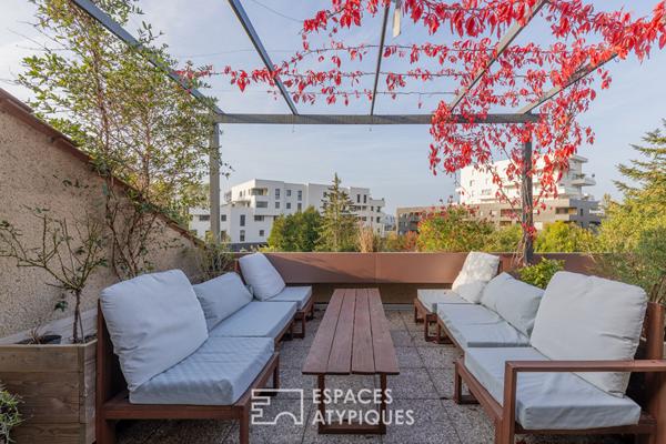 Duplex rénové avec terrasse et vue dégagée sur Metz Queuleu