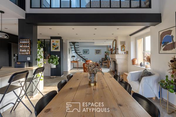 Duplex rénové avec terrasse et vue dégagée sur Metz Queuleu