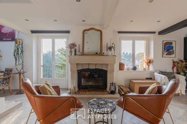 Duplex rénové avec terrasse et vue dégagée sur Metz Queuleu