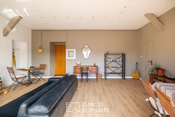 Terrasse tropézienne à Villeurbanne