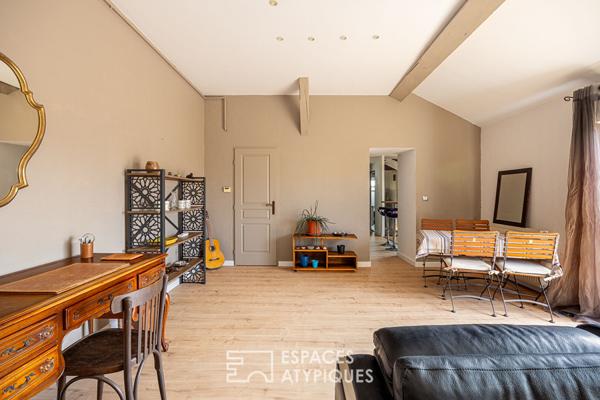 Terrasse tropézienne à Villeurbanne