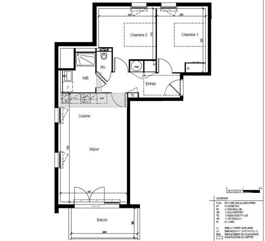 Appartement T3 à vendre  3 pièces - 61,76 m2 ARZON - 56