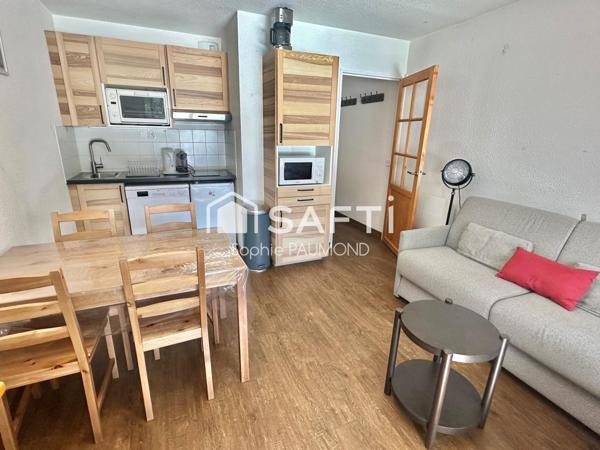 T1 plus coin montagne avec terrasse et jardin privatifs