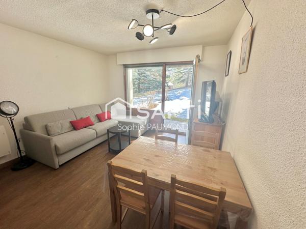 T1 plus coin montagne avec terrasse et jardin privatifs
