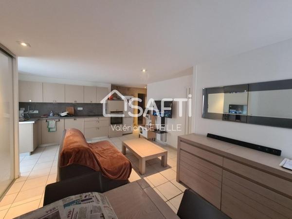 Appartement - Grand T2 au Centre de Cournonterral