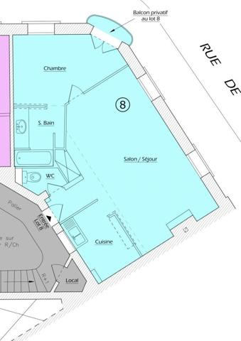 Appartement à vendre 2 pièces 65 m² Bordeaux