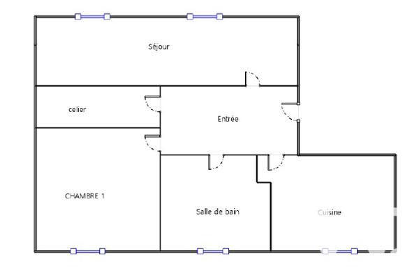Appartement à vendre 2 pièces 52 m² Sainte-Maure-de-Touraine