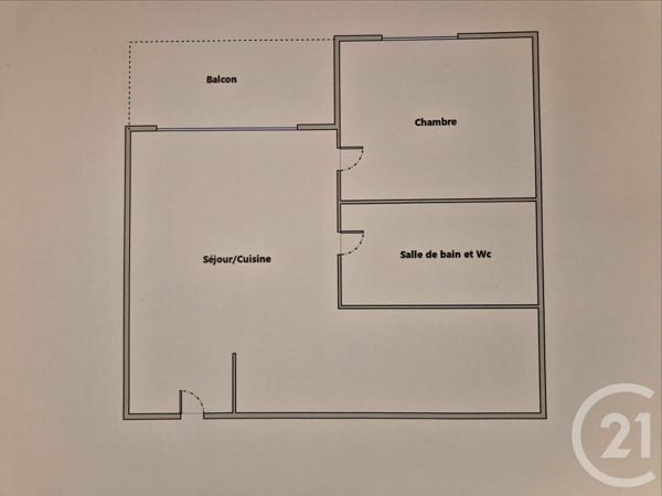 Appartement T2 à vendre  2 pièces - 42,84 m2 MIRAMAS - 13