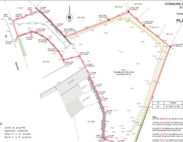 TERRAIN A BATIR DE 1831M², OPPORTUNITE RARE