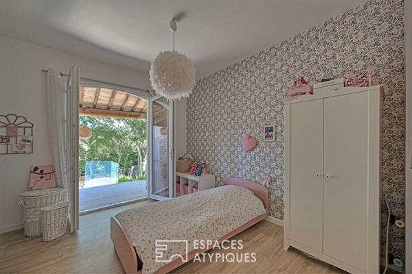 Villa d’exception avec vue, jardin paysagé, piscine, quartier Camplanier