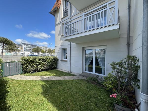 COURSEULLES SUR MER APPARTEMENT A VENDRE EN REZ DE JARDIN
