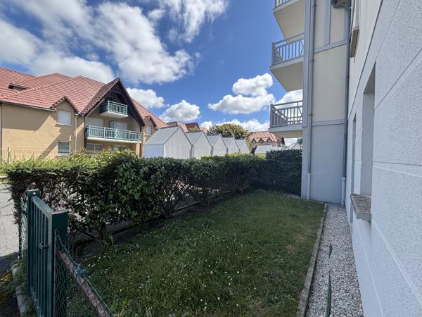 COURSEULLES SUR MER APPARTEMENT A VENDRE EN REZ DE JARDIN