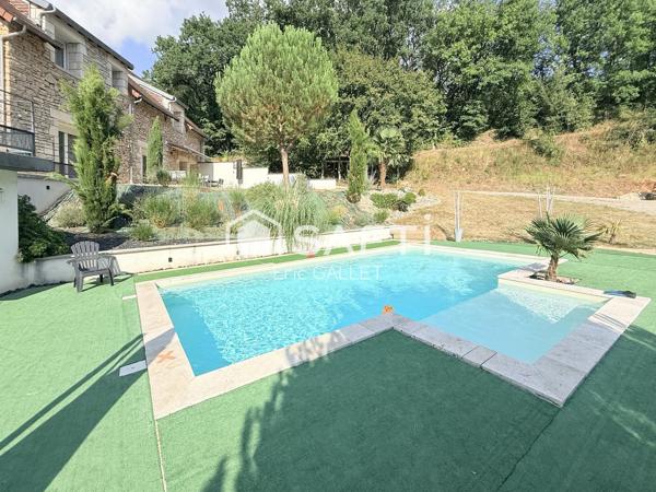 Grange entièrement rénovée 5 pièces avec piscine