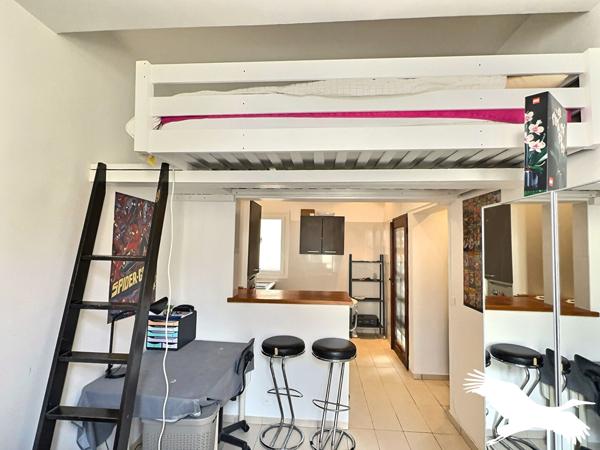 Appartement à louer 640 € CC Marseille 1 pièce 20 m² DPE D