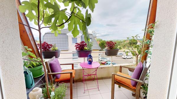 A vendre Appartement 2 pièces lumineux aveccave et parking à Kembs