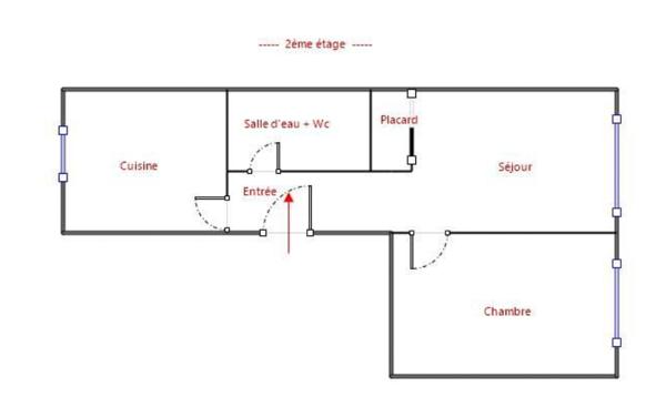 Appartement Soissons 2 pièces 45.22 m2