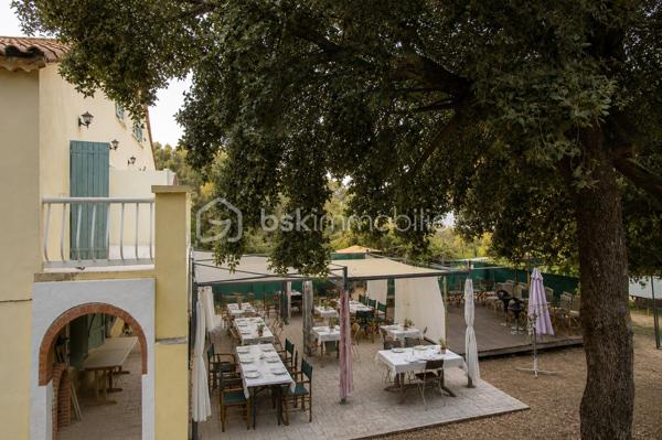 Découvrez le Domaine Saint-Clair, un ensemble immobilier d’environ 394 m², implanté au cœur d’un parc de 7 082 m², bénéficiant d’un emplacement stratégique à proximité du Circuit Paul Ricard du Castellet et du Parc d’Activités du Plateau de Signes.

9 APPARTEMENTS DU STUDIO AU GRAND APPARTEMENT

Le bâtiment principal comprend 9 appartements, offrant une capacité d’accueil importante et différents types d’hébergements :

6 studios d’environ 23 à 28 m² ;
2 appartements T2 d’environ 42 m² et 47 m² ;
1 grand appartement d’environ 78 m².

Les appartements situés à l’étage bénéficient de balcons privatifs, apportant un véritable agrément supplémentaire.

Le bâtiment dispose également d’un hall d’entrée ainsi que d’une salle commune.

Les occupants peuvent profiter d’espaces extérieurs communs, avec notamment une terrasse aménagée avec pergola, permettant de créer un espace convivial au cœur du domaine.

4 LODGES TOILÉS AU CŒUR DU PARC

Le domaine comprend également 4 lodges toilés d’environ 25 m² chacun, installés dans le parc et disposant chacun de leur terrasse privative.

Cette offre complémentaire permet de diversifier les possibilités d’hébergement et de répondre à différents profils de clientèle.

UN EMPLACEMENT STRATÉGIQUE

Le Domaine Saint-Clair profite d’une situation particulièrement intéressante, à proximité du Circuit Paul Ricard du Castellet et du Parc d’Activités du Plateau de Signes.

Cette implantation génère une fréquentation régulière, notamment grâce aux professionnels travaillant sur le secteur, aux entreprises liées au circuit automobile ainsi qu’aux différents événements organisés tout au long de l’année.

Bandol, La Ciotat et Toulon sont accessibles en environ 30 minutes, permettant également de profiter de l’attractivité touristique du littoral varois.

UNE ACTIVITÉ EXISTANTE ET UN POTENTIEL À DÉVELOPPER

Le Domaine Saint-Clair bénéficie déjà d’une bonne réputation et d’une fréquentation régulière, avec des logements occupés une grande partie de l’année, notamment par une clientèle professionnelle travaillant sur le secteur du Circuit Paul Ricard et du Plateau de Signes.

Sa configuration, ses différents hébergements et son parc de 7 082 m² offrent également de réelles possibilités de développement de l’activité, selon le projet du futur acquéreur.

Une opportunité particulièrement intéressante pour un investisseur, un professionnel de l’hébergement ou un porteur de projet touristique et événementiel, souhaitant reprendre un site bénéficiant déjà d’une activité tout en conservant un véritable potentiel d’évolution.
