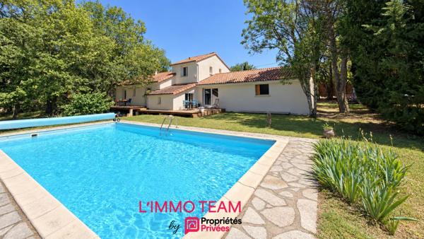 Maison T5 avec piscine à 5 minutes de Cahors